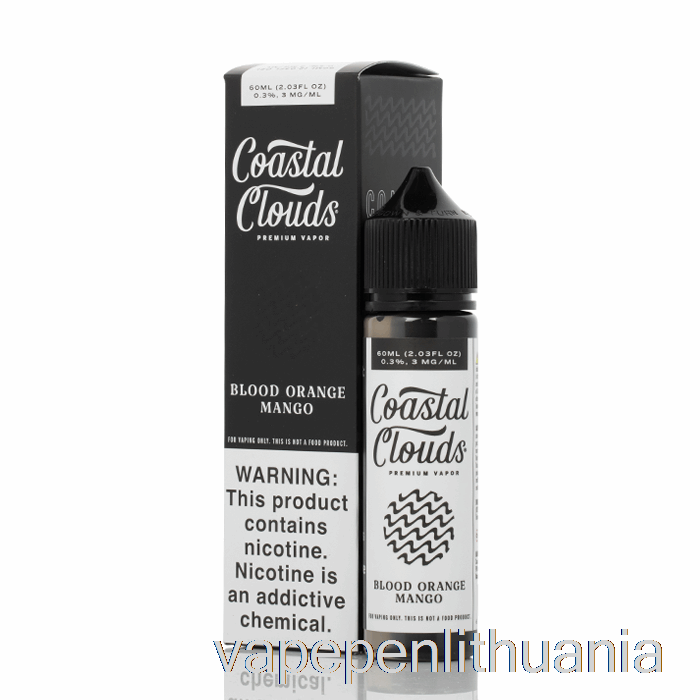 Kraujo Oranžinis Mangas - Pakrantės Debesys Co. - 60 Ml 6 Mg Vape Skysčio